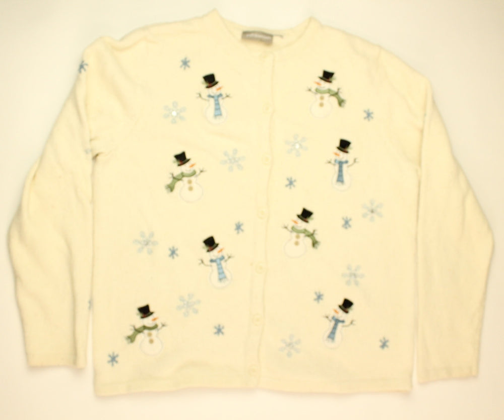 Floating Snowmen- Small Christmas Sweater