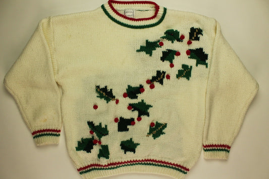 Light Up My Holly- X Small Christmas Sweater