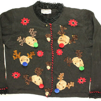 Reindeer Tryouts- Small Christmas Sweater