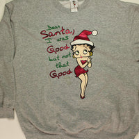 Santa Naughty or Nice List- Large Christmas Sweater