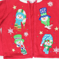 Snowmany Face- Kids Christmas Sweater
