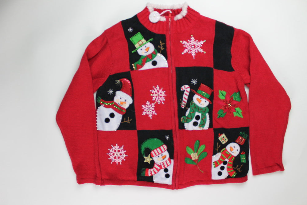 Hide N Seek Snowman- X Small Christmas Sweater