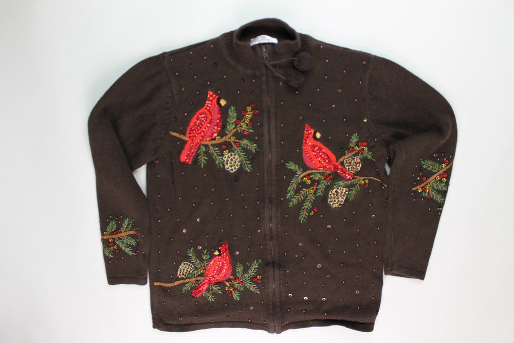 Redbird Beauty-Medium Christmas Sweater