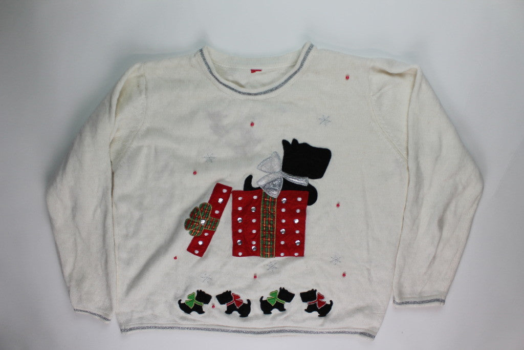 Scottie christmas sweater store