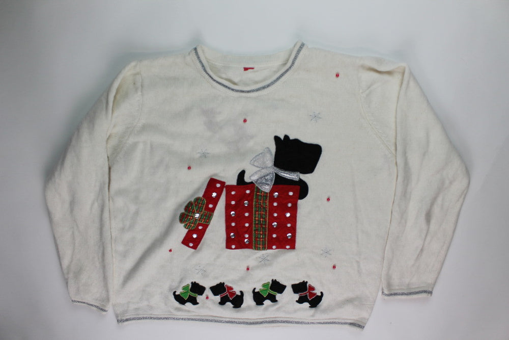 Scottie Surprise- Large Christmas Sweater