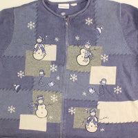 Snow Flurries Make Snowmen- XX Large Christmas Sweater