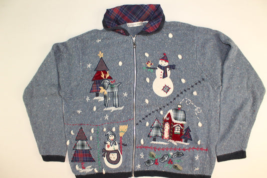 Snowhome Like My Home- Large Christmas Sweater