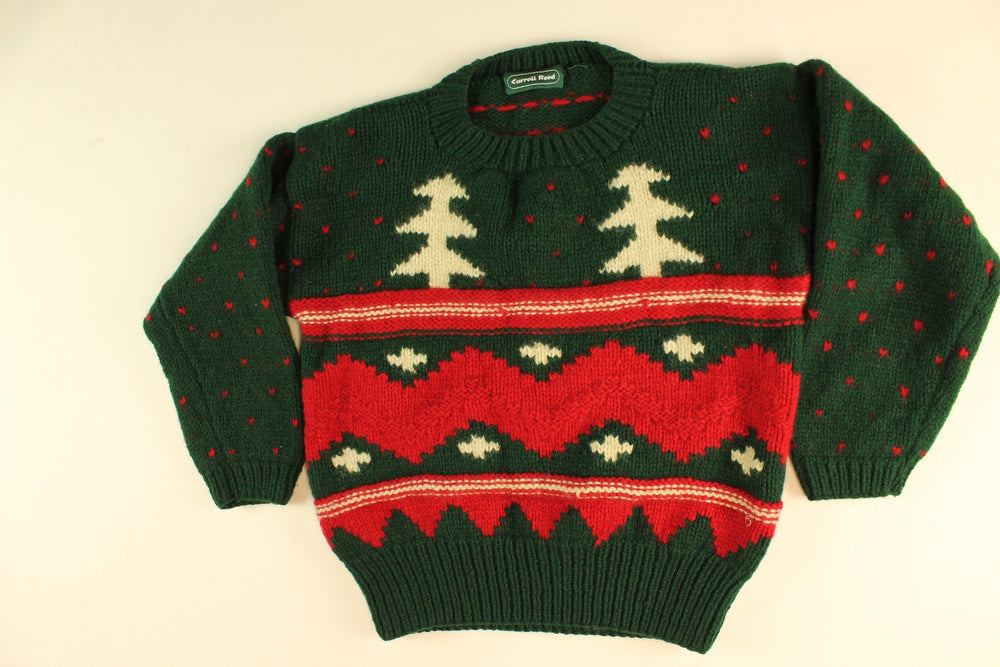 Warm In My Trees- Small Christmas Sweater