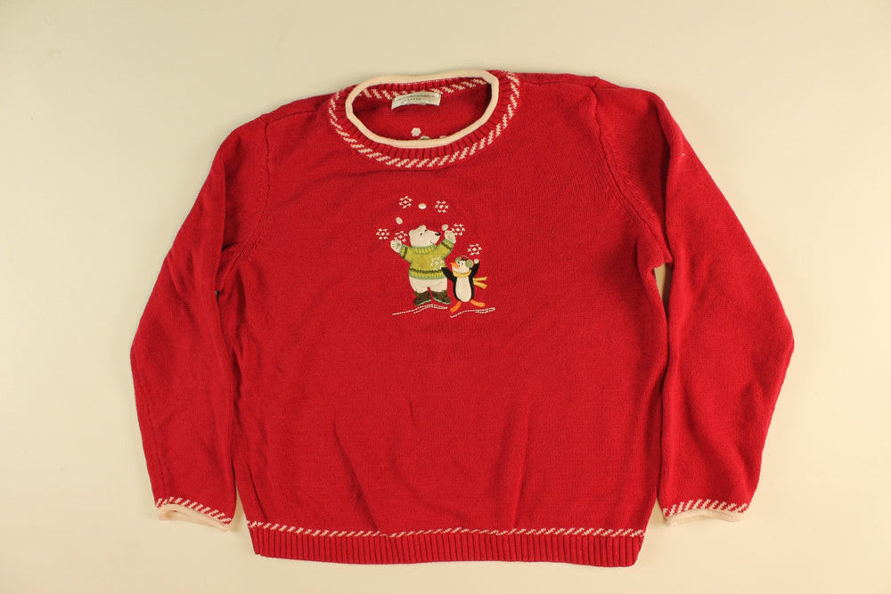 Arctic Fight-Medium Christmas Sweater