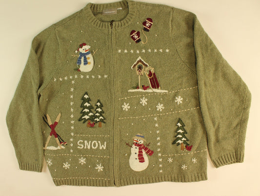 Snowmore Winter-Medium Christmas Sweater