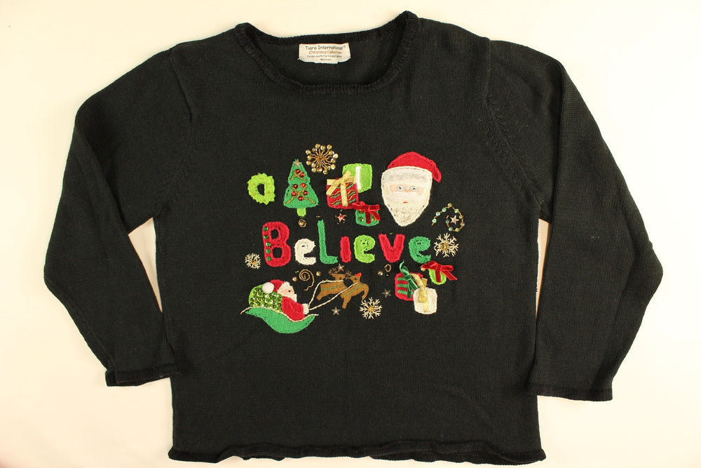 Always Believe- Medium Christmas Sweater