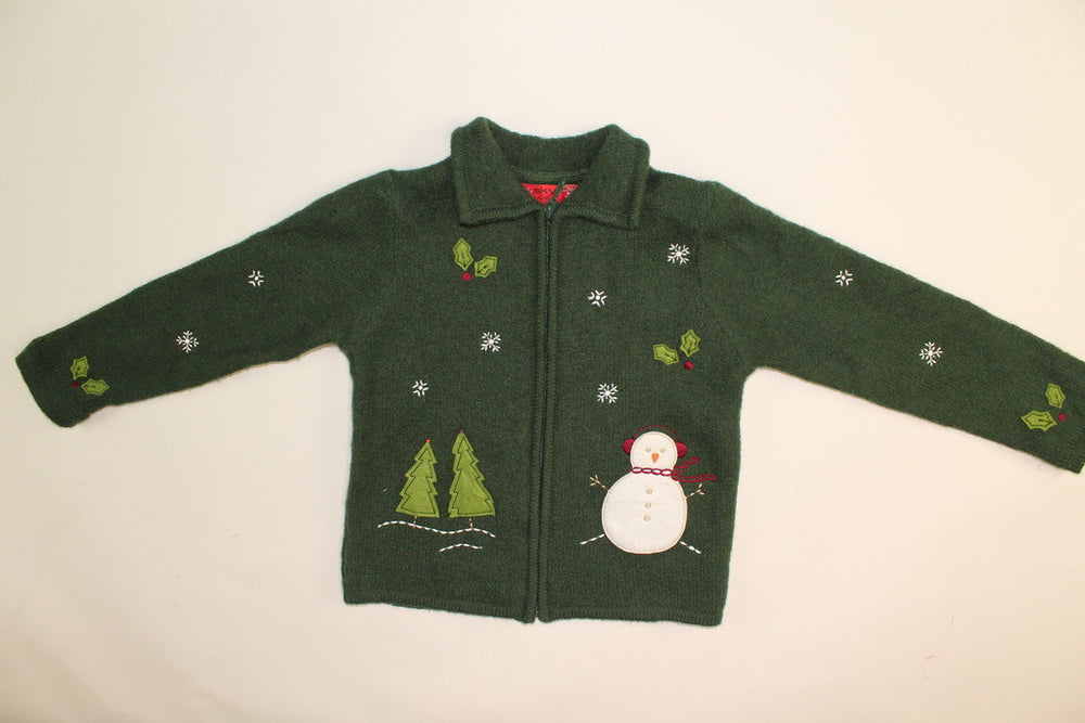 Sassy Snowman- Kids Christmas Sweater