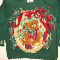 Holiday Bear Tree-Large Christmas Sweater