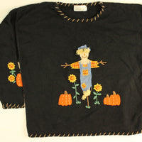 Pumpkin Watch- Large Halloween Sweater