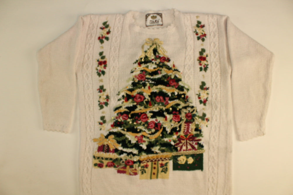 Light My Rose Tree- Small Christmas Sweater
