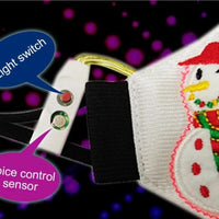 Christmas Light Up Rechargeable Sound Sensor Fiber Optic Mask